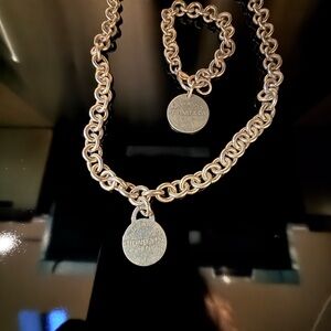 Tiffany bracelet and necklace
